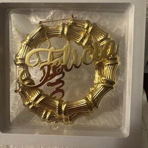 FELICIA personalized earrings